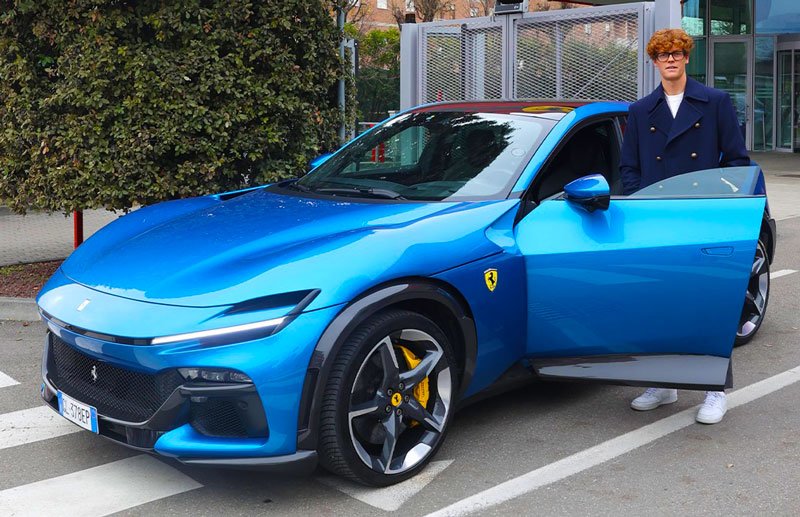 Jannik Sinner Car Collection 2026